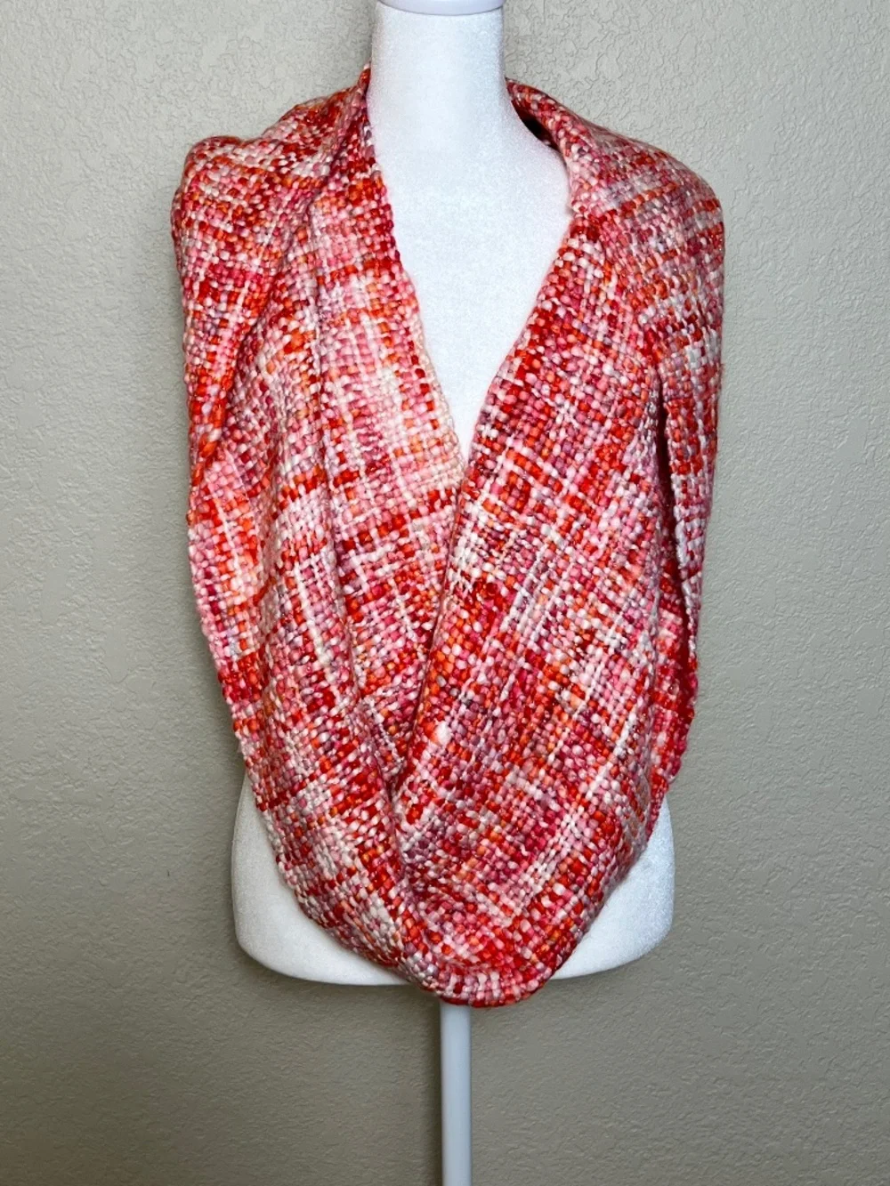 NWT - Anthropologie Plaid Shimmer Infinity Scarf